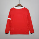 Camisa Manga Longa Manchester United 04/06 Nike - Vermelho