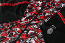 Conjunto Inverno Milan Preta e Vermelha Puma - Com Fecho