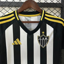 Camisa Atlético Mineiro Feminina Home 25/26 - Preta e Branca