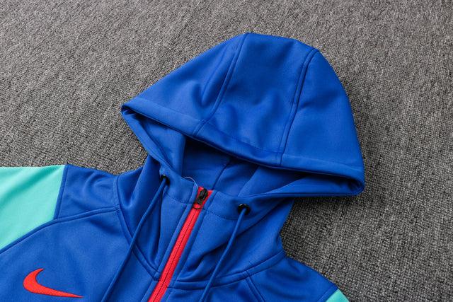 Conjunto Inverno Barcelona Nike - Azul