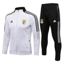 Conjunto Inverno Benfica Branca Adidas - Com Fecho
