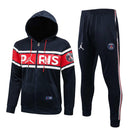 Conjunto Inverno PSG Azul e Vermelho Nike - Com Fecho e Capuz
